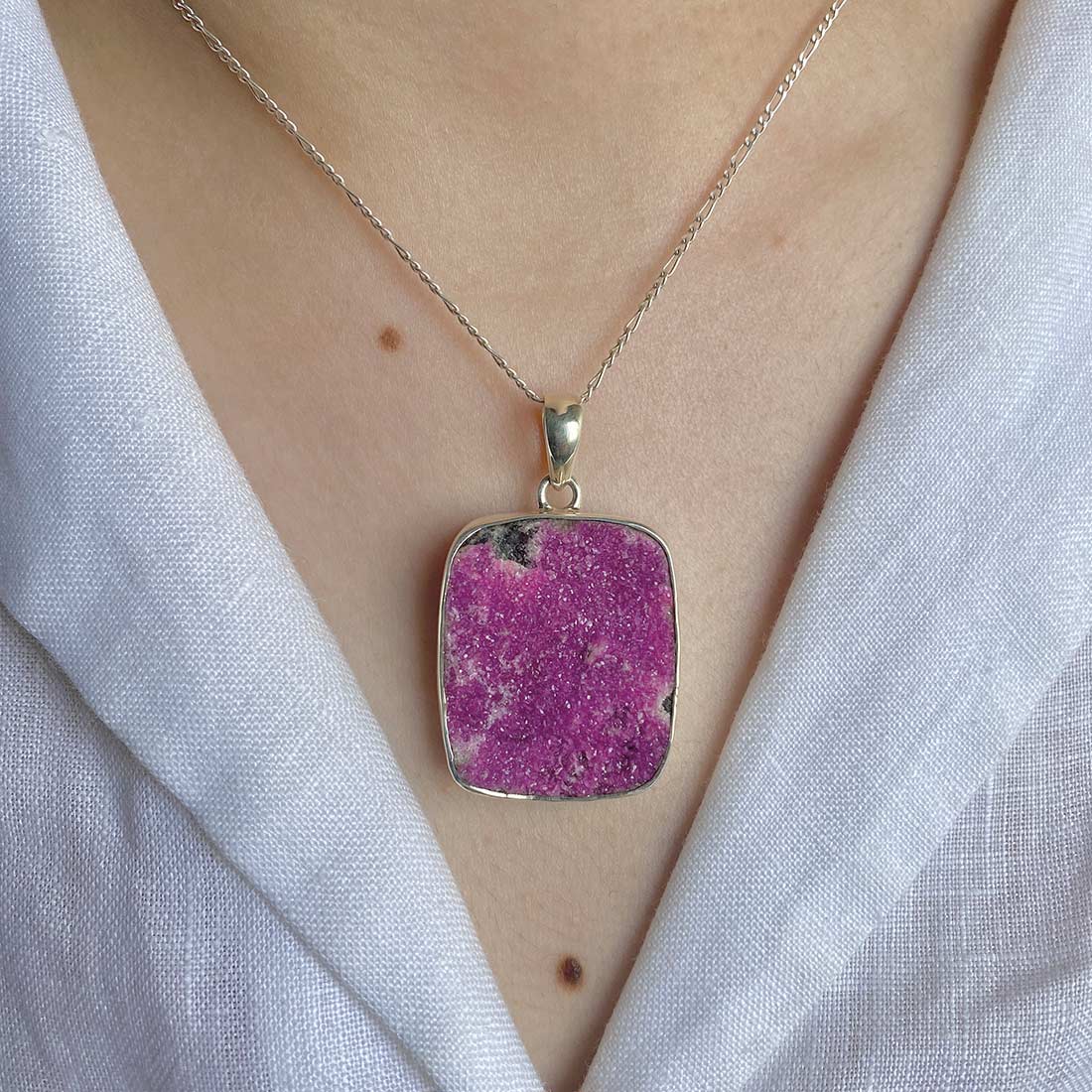 Cobalt Calcite Pendant-(CBC-P-14.)